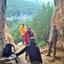 Diidier Bourlès e investigadores do CAVE na Buraca Grande (Poio - Maciço de Sicó)