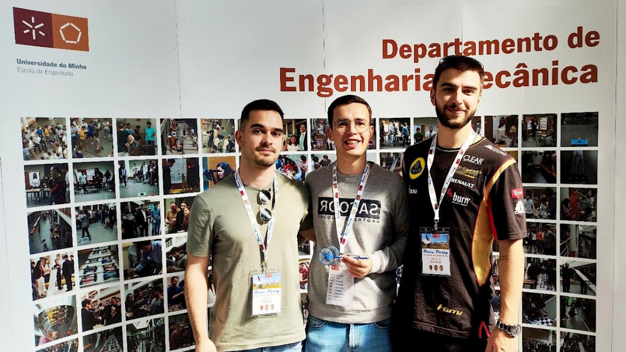 Da esquerda para a direita: Rui Marujo, Tomás Sousa e João Sousa.