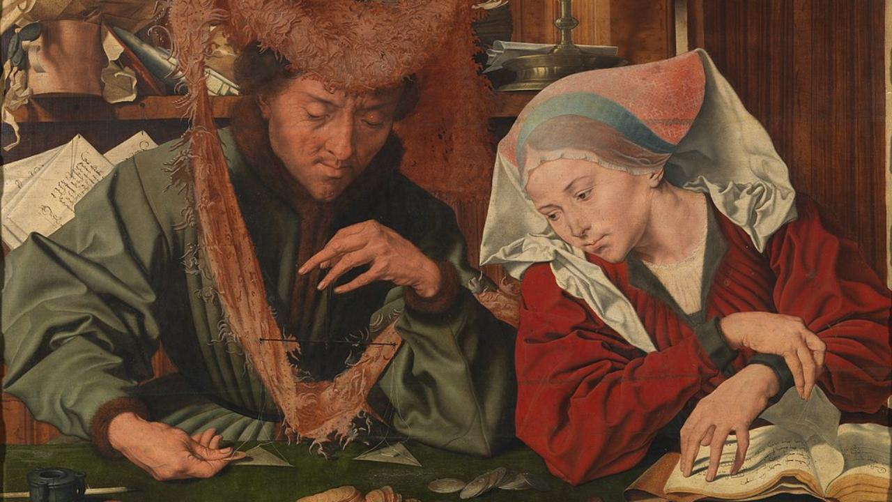 The moneychanger and his wife (1539), Museo del Prado, Madrid