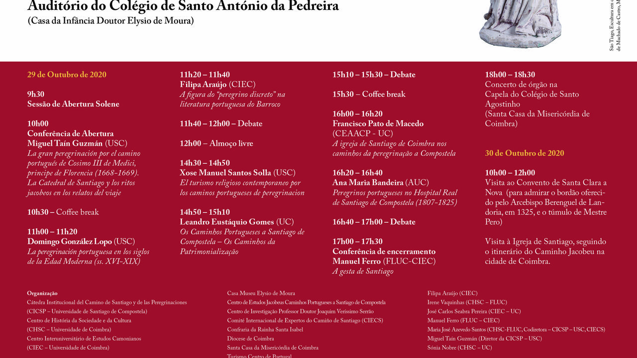 Cartaz I Jornada de Estudos Jacobeus
