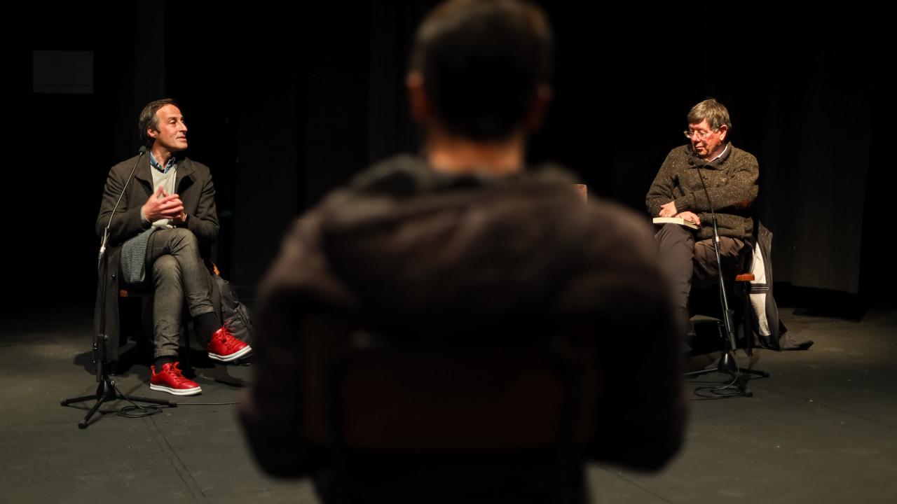 Lançamento do livro com a presença de Mário Montenegro e Carlos Fiolhais