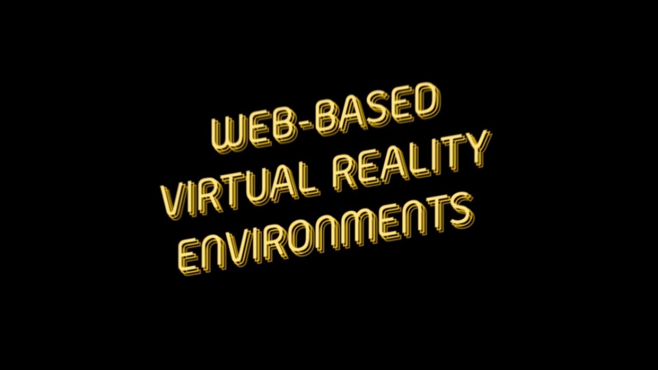 Web-Base Virtual Reality Envionments e-learning course