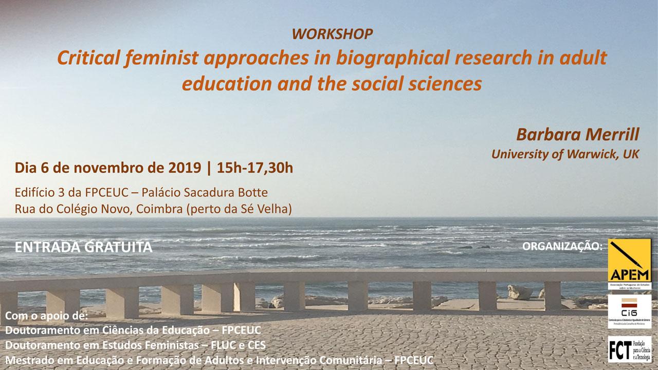 WORKSHOP Critical feminist approaches in biographical research in adult education and the social sciences