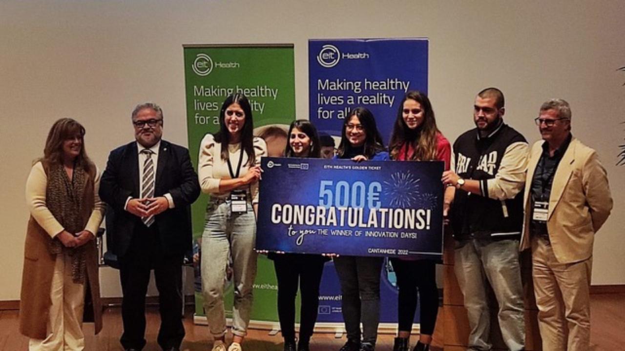 Equipa vencedora do Coimbra Innovation Days 2022