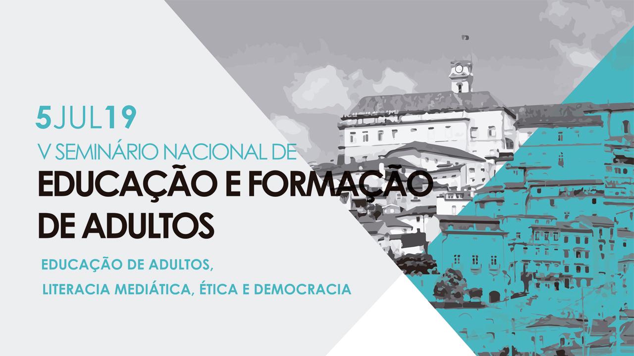 V Seminário Nacional de Educação e Formação de Adultos