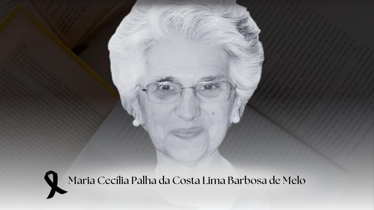 Nota de Pesar - Cecília Barbosa de Melo