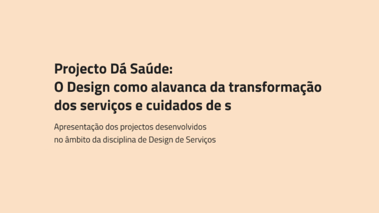 Projeto "Dá Saúde"