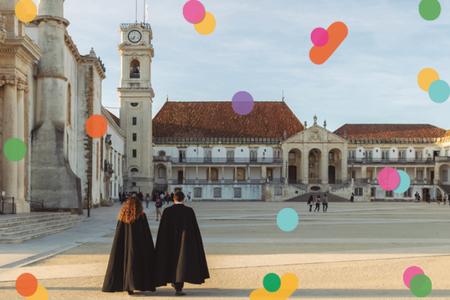 Estudantes UC no Paço das Escolas, Polo 1 da Universidade