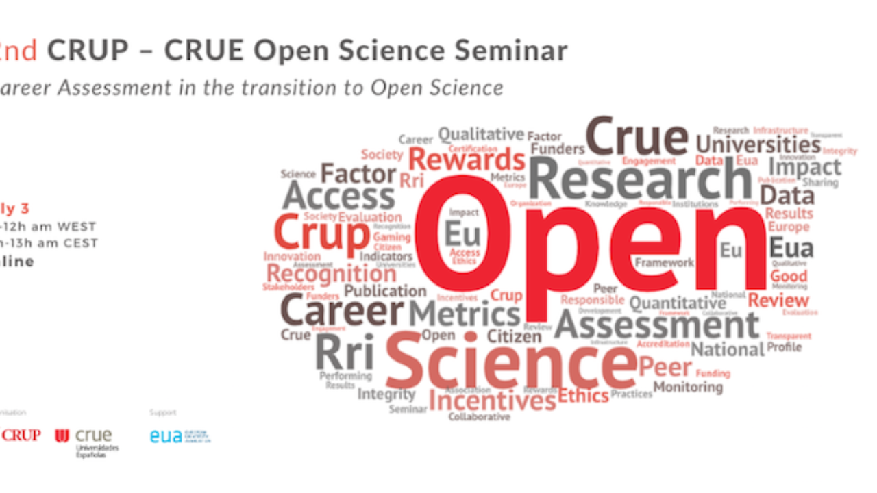Segundo seminário Ciência Aberta CRUP-CRUE