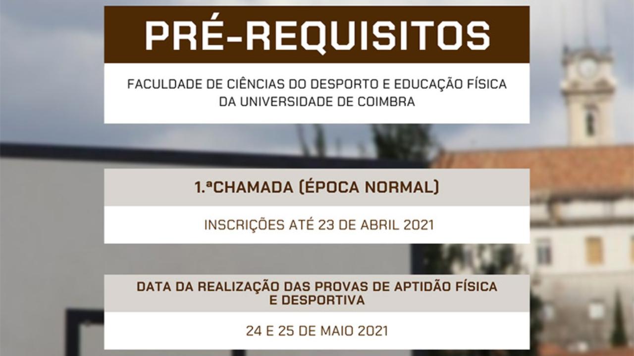 Pré-requisitos 2021