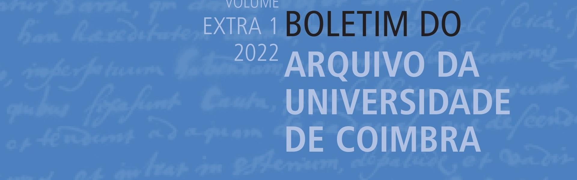 Publicação do Vol. Extra, n.º 1 do BAUC (2022)